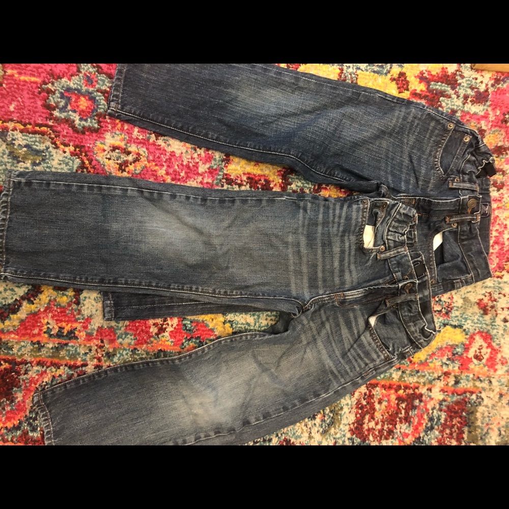 2 pairs Gap Kids loose fit Jeans. Like new!